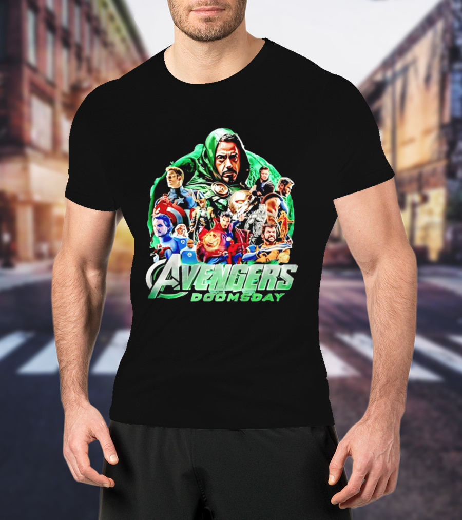 Avengers Doomsday Iron Man Captain America Marvel T-Shirt
