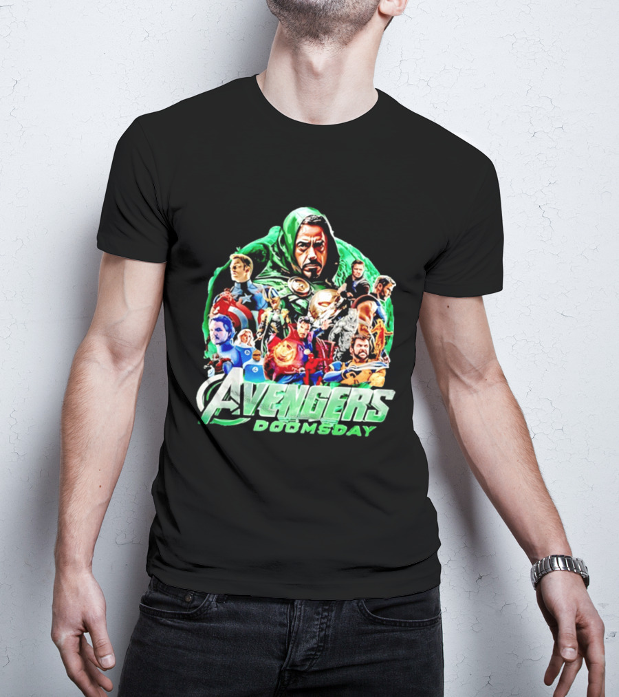 Avengers Doomsday Iron Man Captain America Marvel T-Shirt