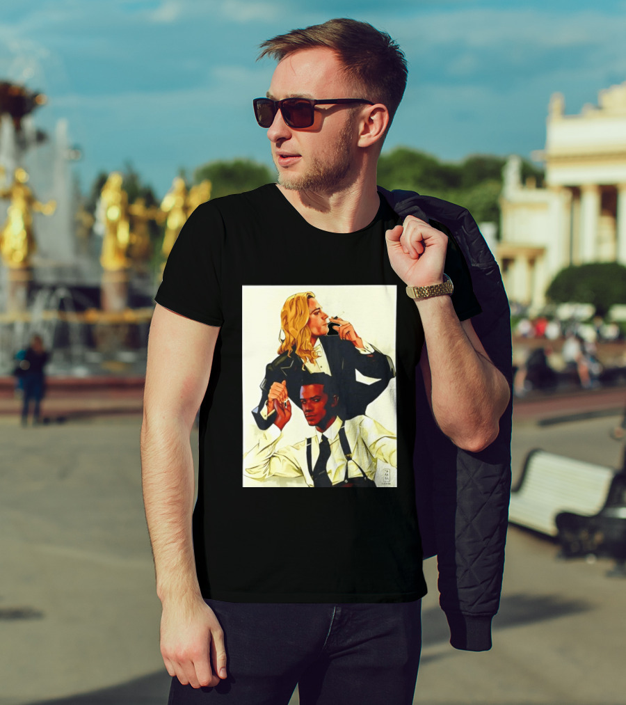 JMH Interview With The Vampire Lestat And Louis Smoking Portraits T-Shirt