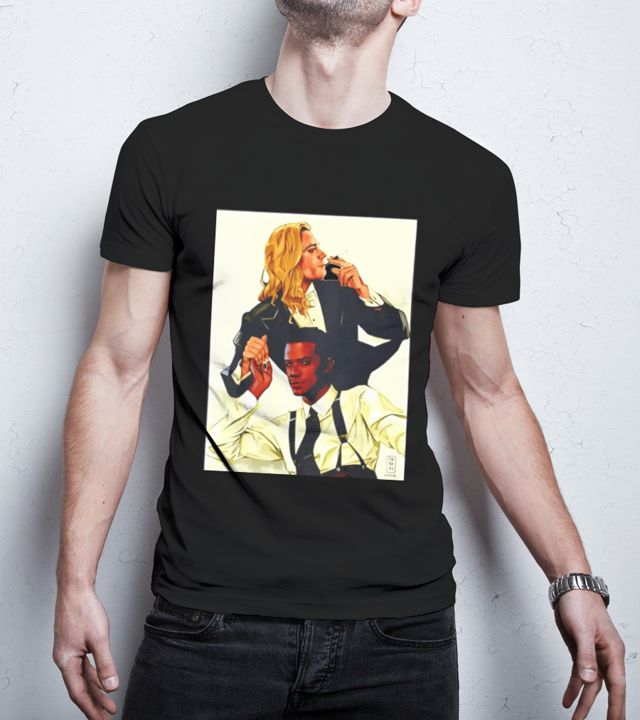 JMH Interview With The Vampire Lestat And Louis Smoking Portraits T-Shirt