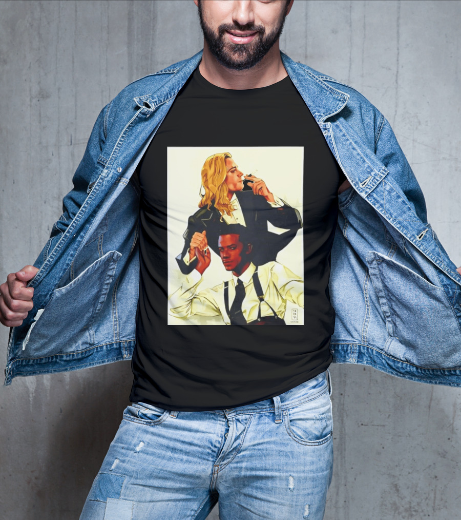 JMH Interview With The Vampire Lestat And Louis Smoking Portraits T-Shirt