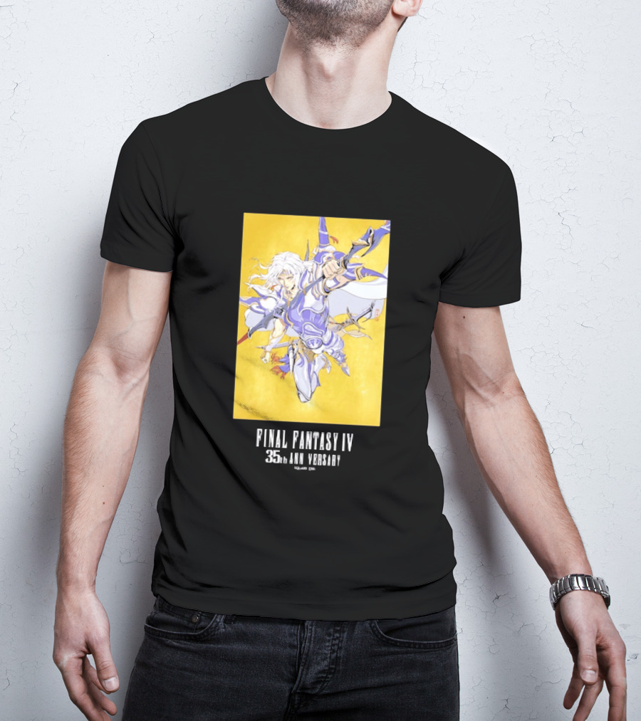 Final Fantasy IV 35th Anniversary Knight Leaping Heroic T-Shirt