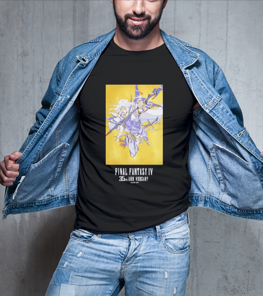 Final Fantasy IV 35th Anniversary Knight Leaping Heroic T-Shirt