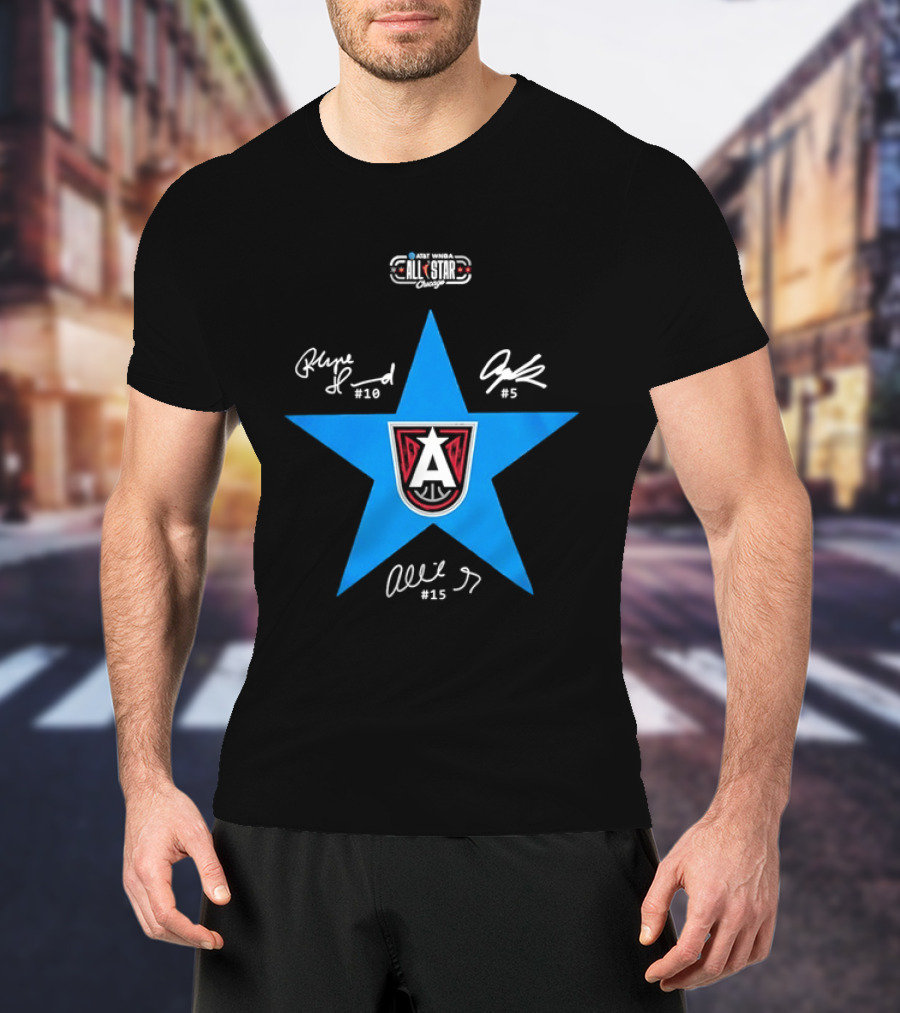WNBA All Star Chicago Edition 2020 Signatures Star T-Shirt