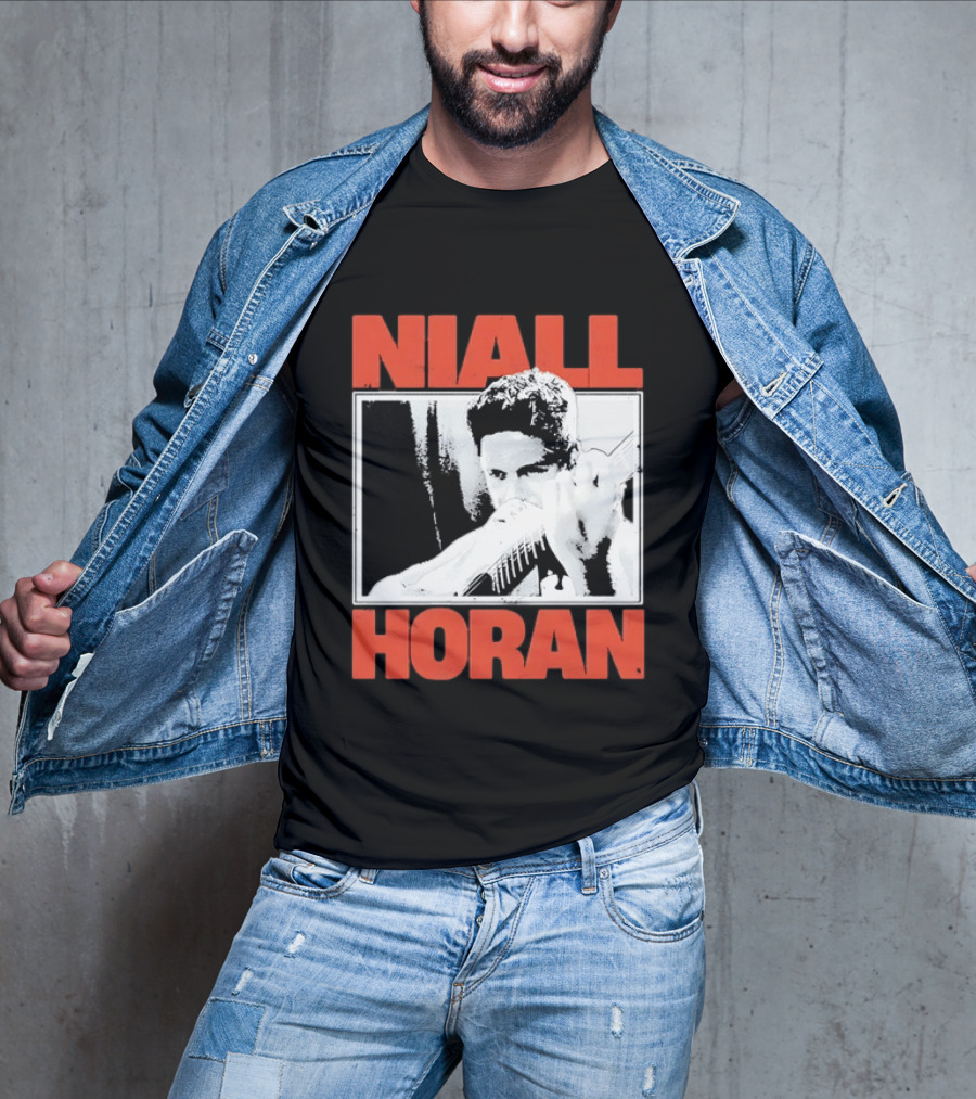 Niall Horan Distressed Guitar Player Image One Direction T-Shirt