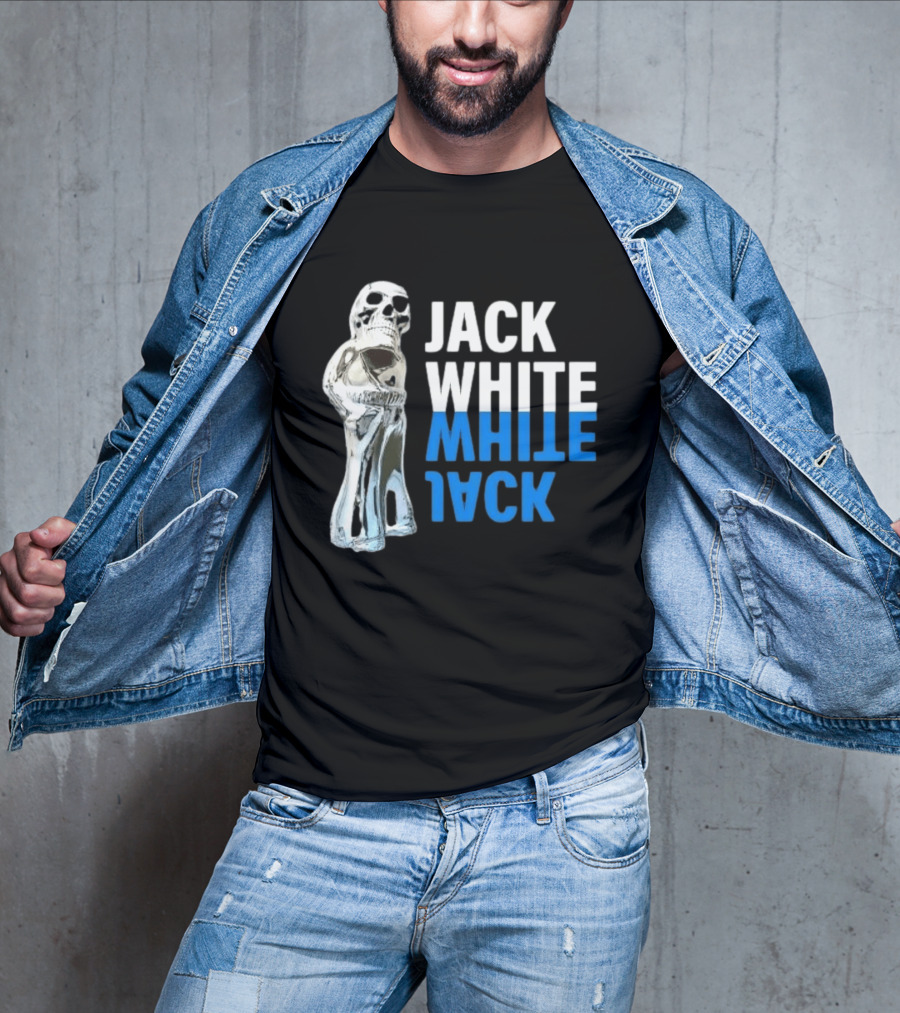 Jack White Frozen Charlatan Skull Third Man Records Store T-Shirt