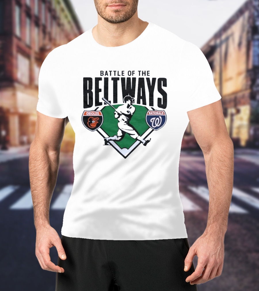 Battle Of The Beltways Orioles Nationals Baseball Rivalry T-Shirt