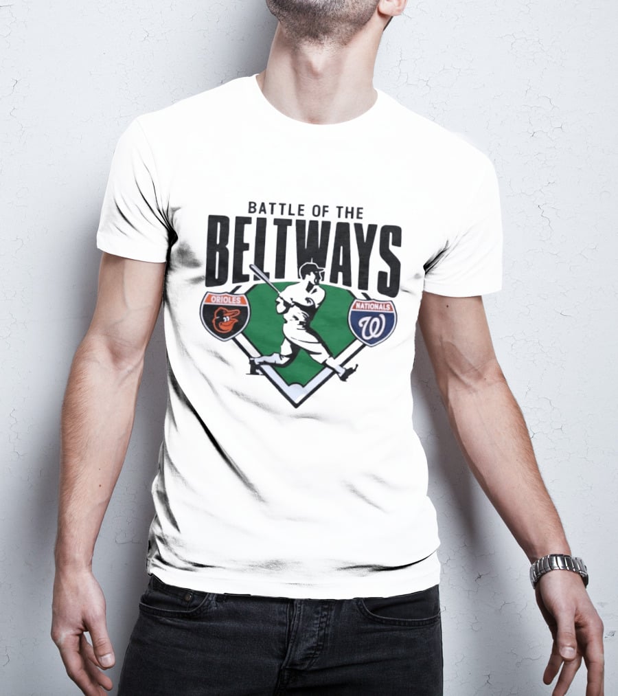 Battle Of The Beltways Orioles Nationals Baseball Rivalry T-Shirt