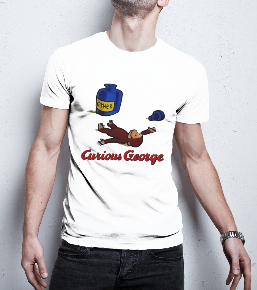 Curious George Ether Bottle Unconscious T-Shirt