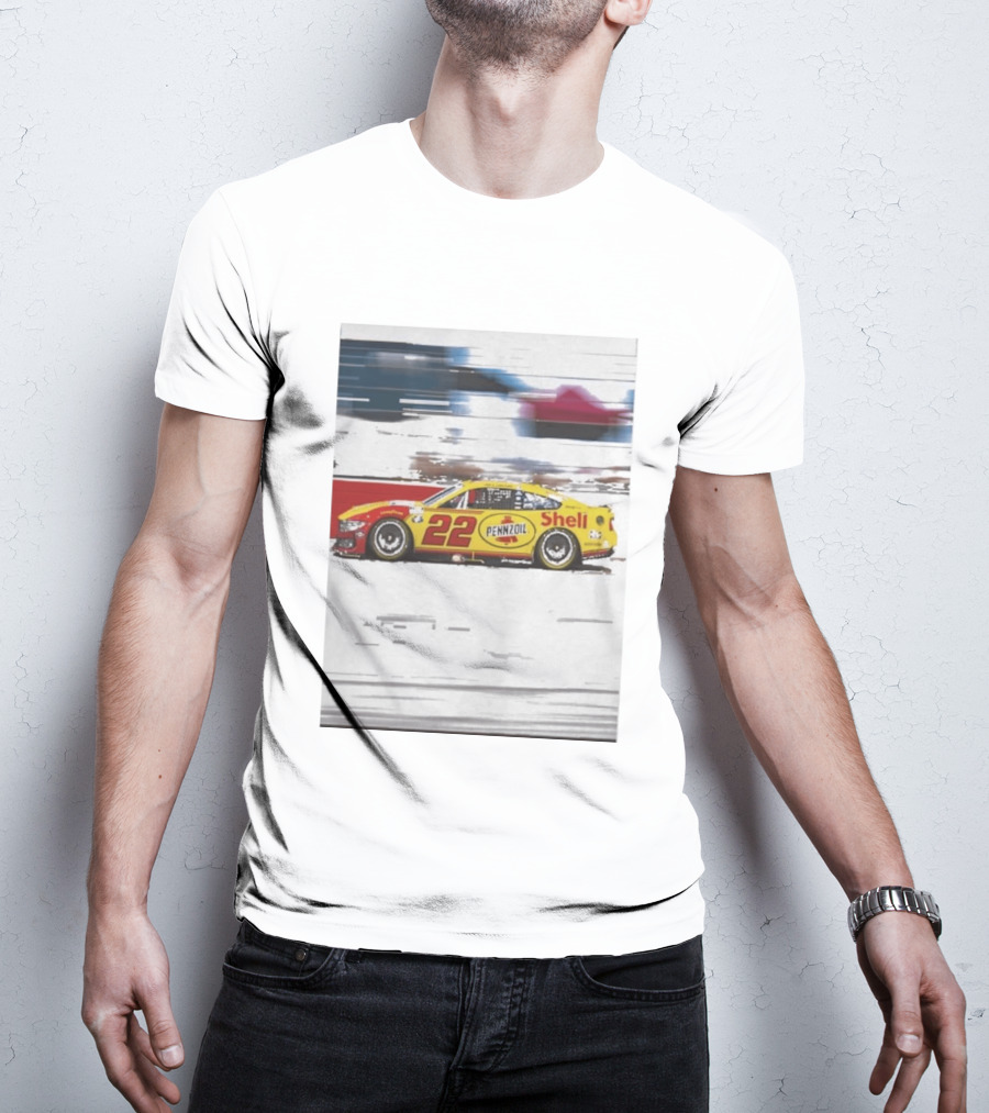 Joey Logano 2026 Victory Pennzoil Shell Car 22 NASCAR Speedway T-Shirt