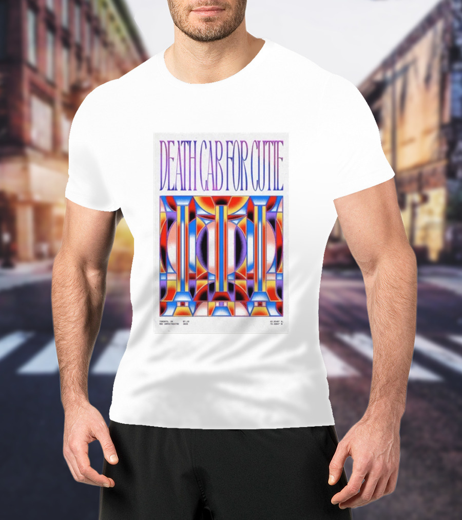 Death Cab For Cutie Toronto ON 07 19 2026 Tour Geometric T-Shirt