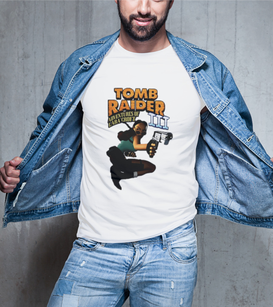 Tomb Raider Adventures Of Lara Croft III Classic Game T-Shirt