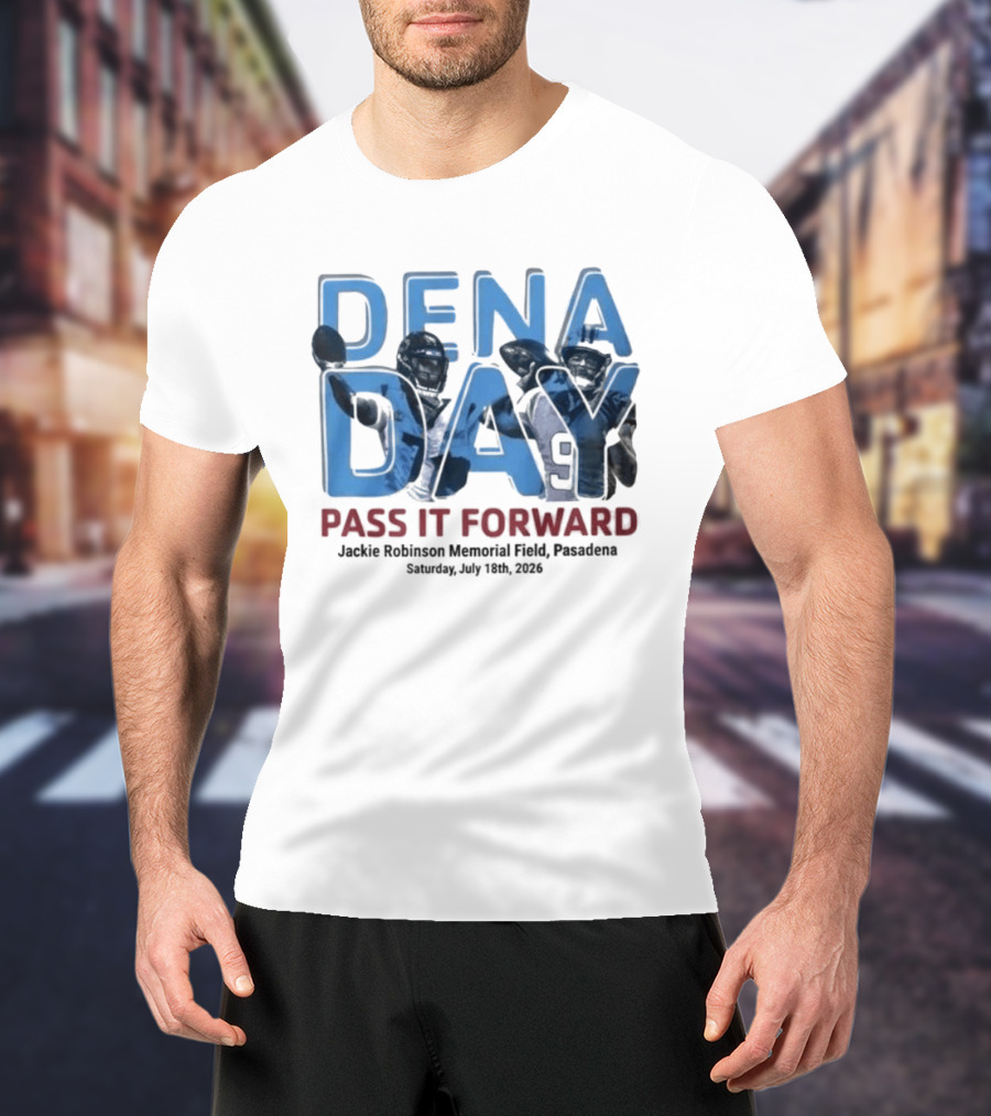 Panthers Dena Day 2026 Pass It Forward Jackie Robinson Memorial Field July 18th Pasadena T-Shirt