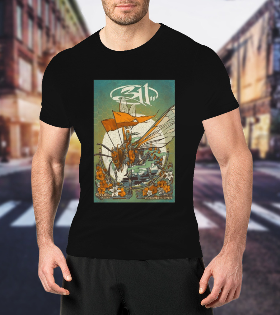 311 Concert Holmdel NJ July 23 2026 Insect T-Shirt