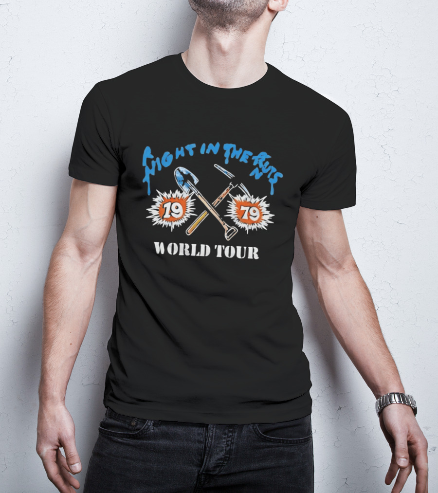 Aerosmith Night In The Ruts 1979 World Tour Shovels And Picks T-Shirt
