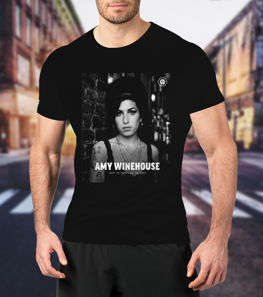 AMY WINEHOUSE Sept 14 1983 Jul 23 2011 Tribute Anniversary Memoriam T-Shirt