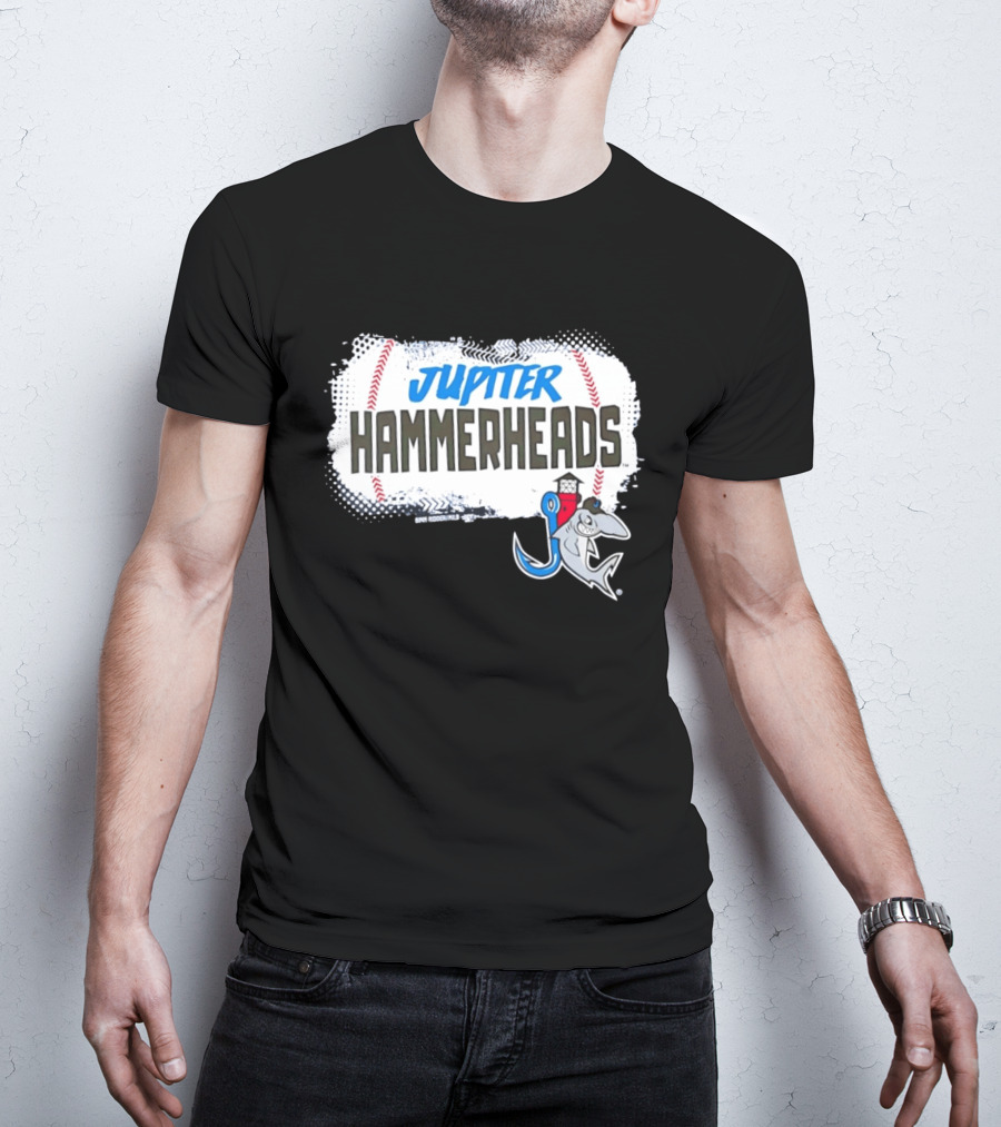 BIMM RIDDER MLB Jupiter Hammerheads Baseball Team MLB Sports T-Shirt
