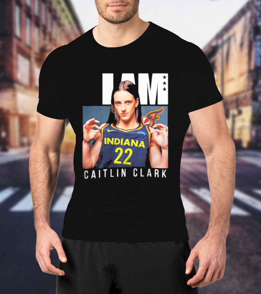 Caitlin Clark Indiana Fever Basketball SLAM Magazine I AM T-Shirt