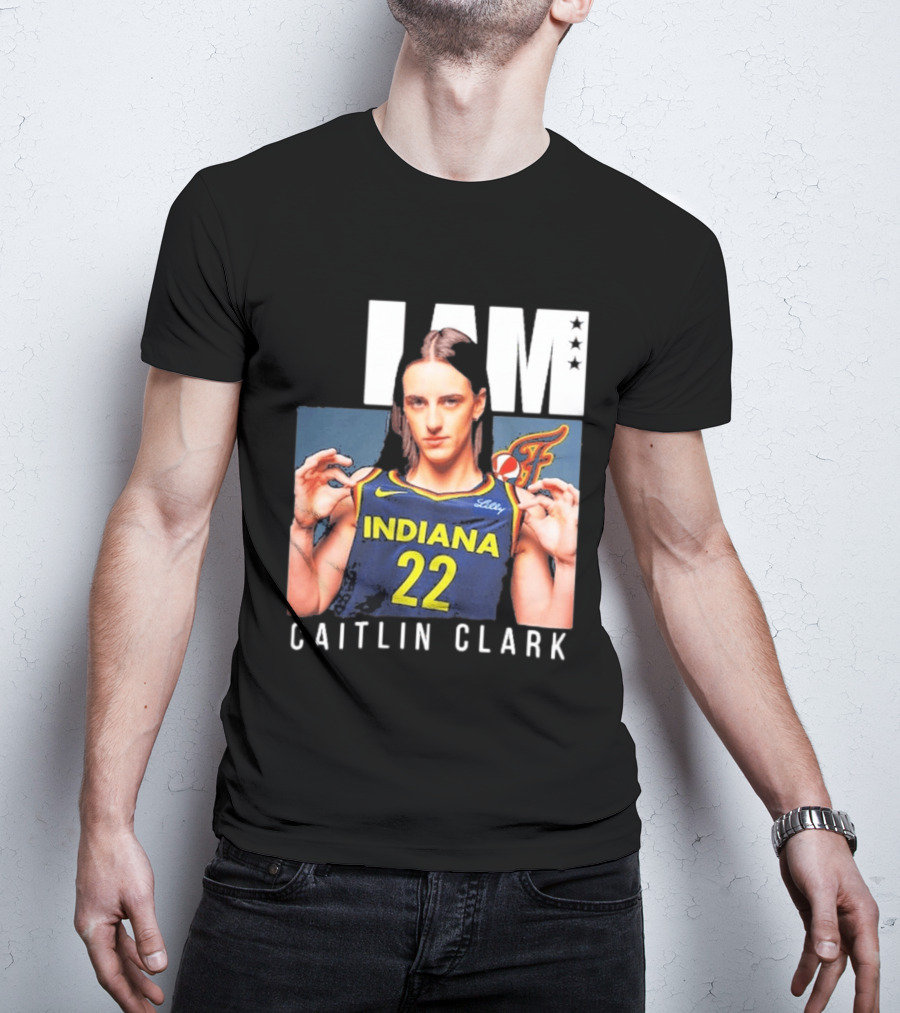 Caitlin Clark Indiana Fever Basketball SLAM Magazine I AM T-Shirt
