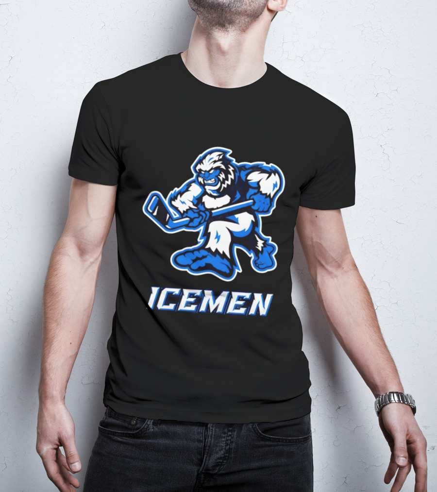 Icemen Yeti Hockey Player T-Shirt