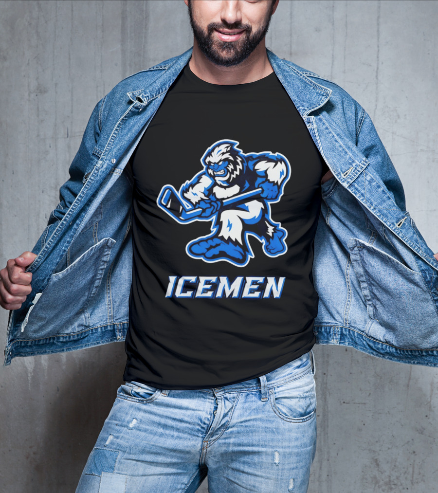 Icemen Yeti Hockey Player T-Shirt