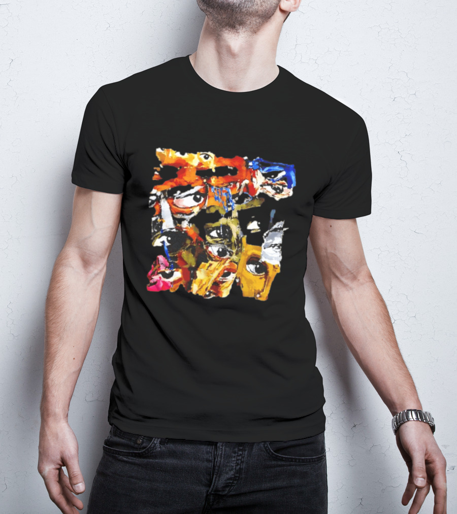 J Cole 4 Your Eyez Only Album Cover Collage Eyes Music T-Shirt