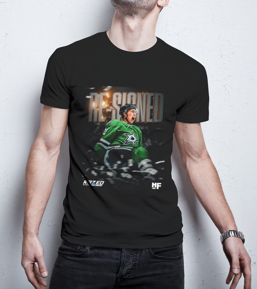 Razed Sportsbook HF Dallas Stars Re Signed Jason Robertson T-Shirt