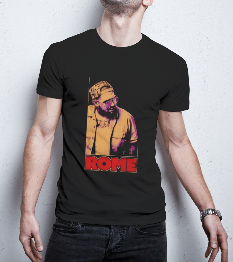 ROME Cap Glasses Style Vintage Vibe T-Shirt