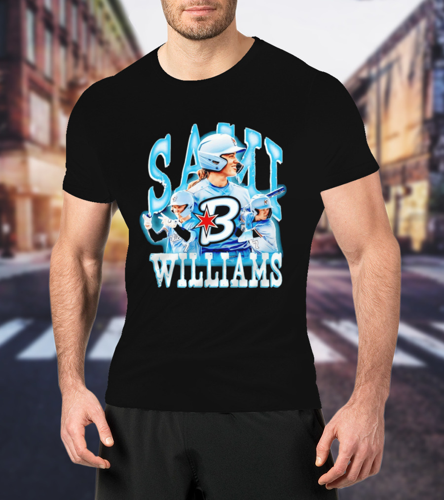 Sami Williams Chicago Bandits Softball Player Star Jersey Number 7 T-Shirt