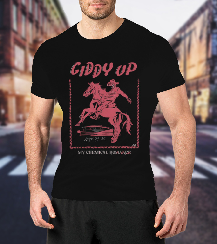 Giddy Up My Chemical Romance 2025 Cowboy T-Shirt