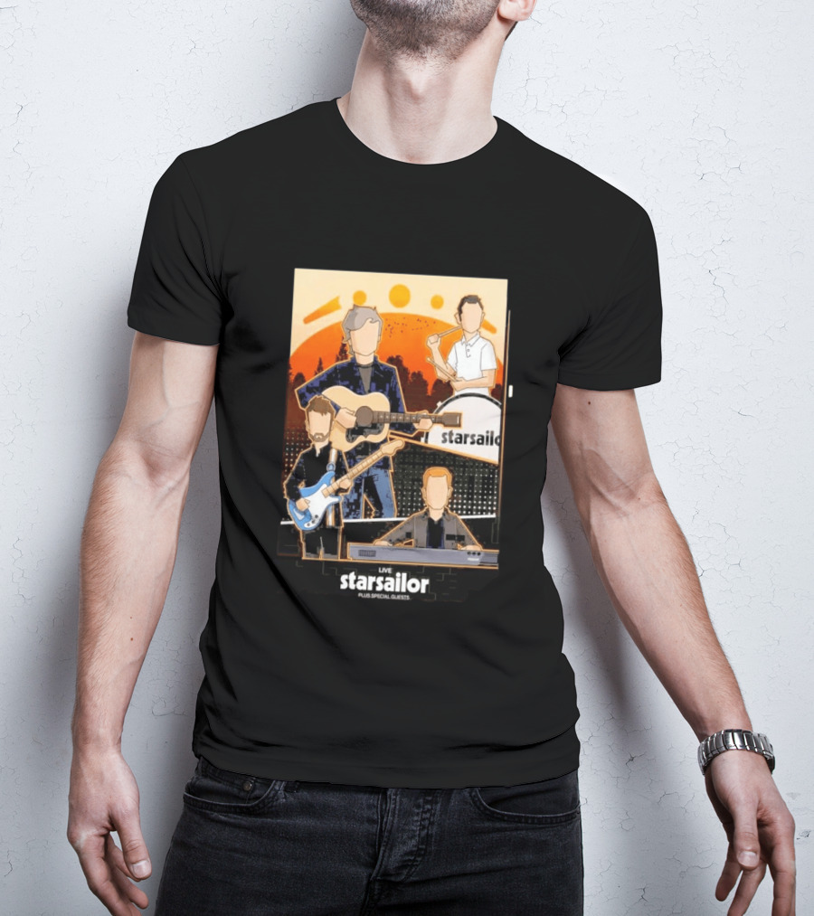 Starsailor Live Plus Special Guests July 25 2026 Old Market Place Warrington Concert Event T-Shirt