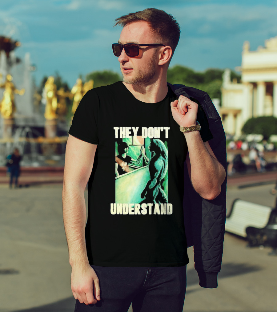 They Don't Understand Werewolf Mirror Reflection T-Shirt