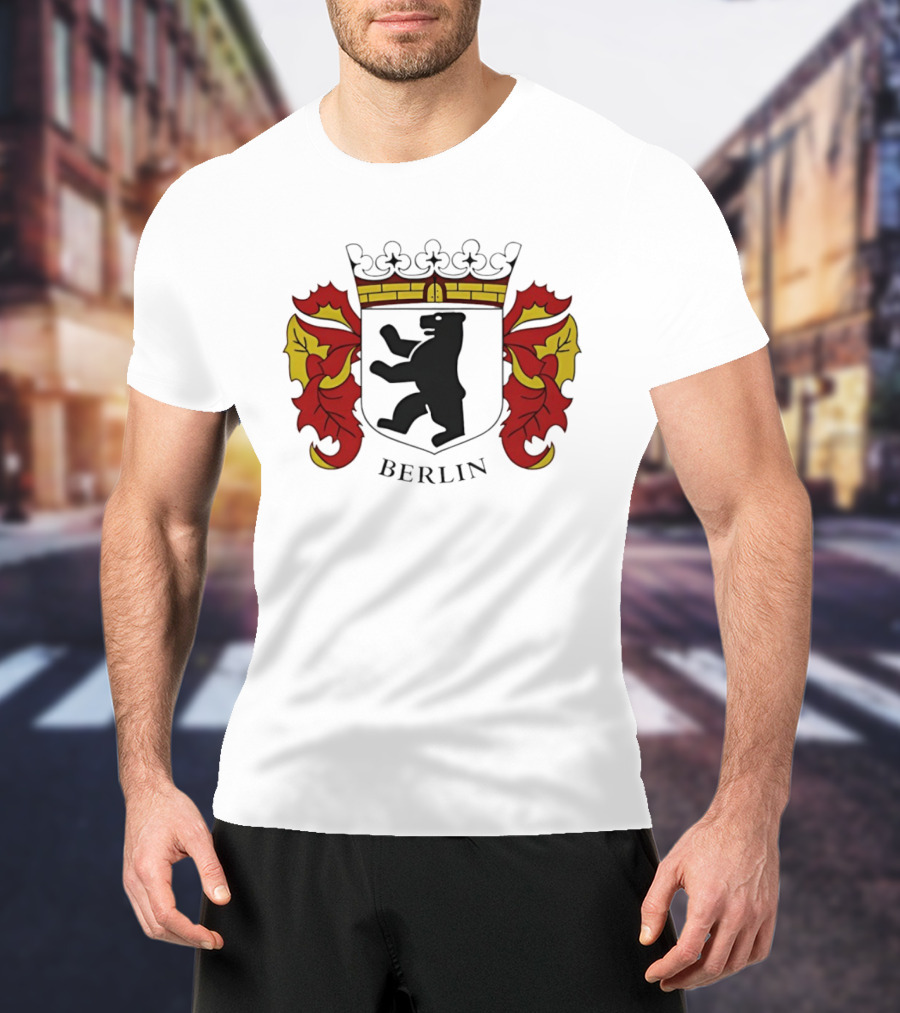 Berlin Coat Of Arms Bear Crest German City T-Shirt