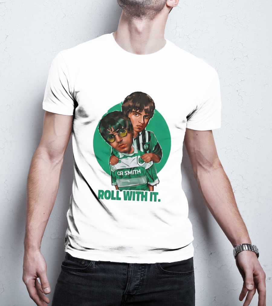 Oasis Roll With It CR Smith Celtic Football Club T-Shirt