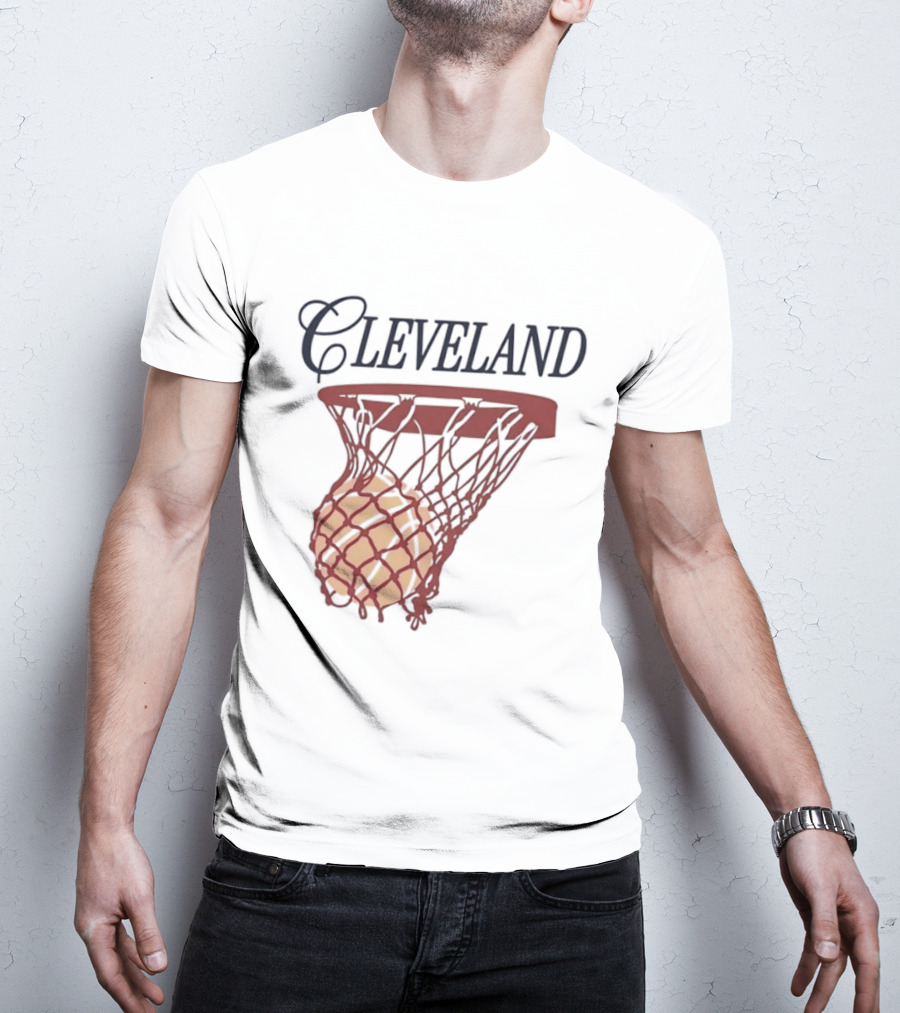 Cleveland Basketball Club Hoop Swish Property Ohio T-Shirt