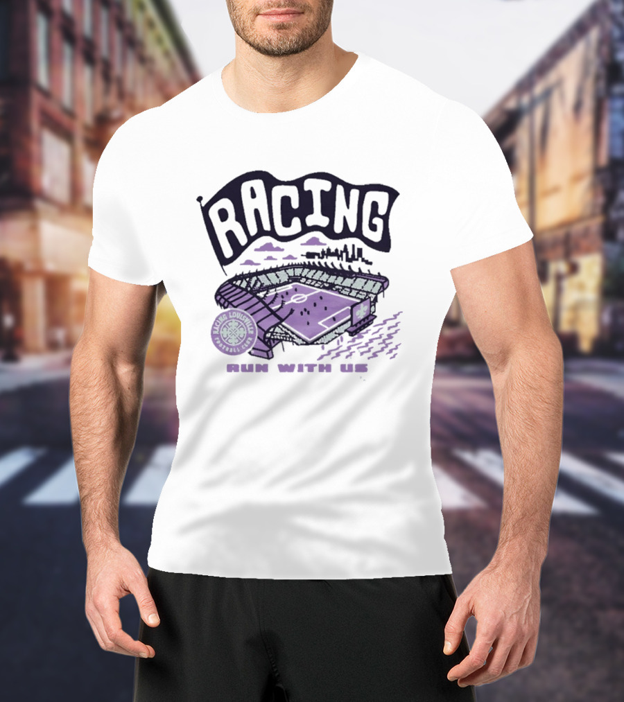 Racing Louisville Football Club Run With Us Stadium T-Shirt