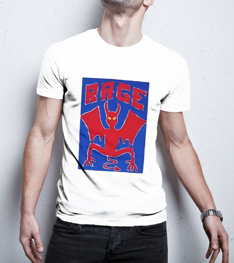 Rage Red Devil Bat Wings Demon T-Shirt