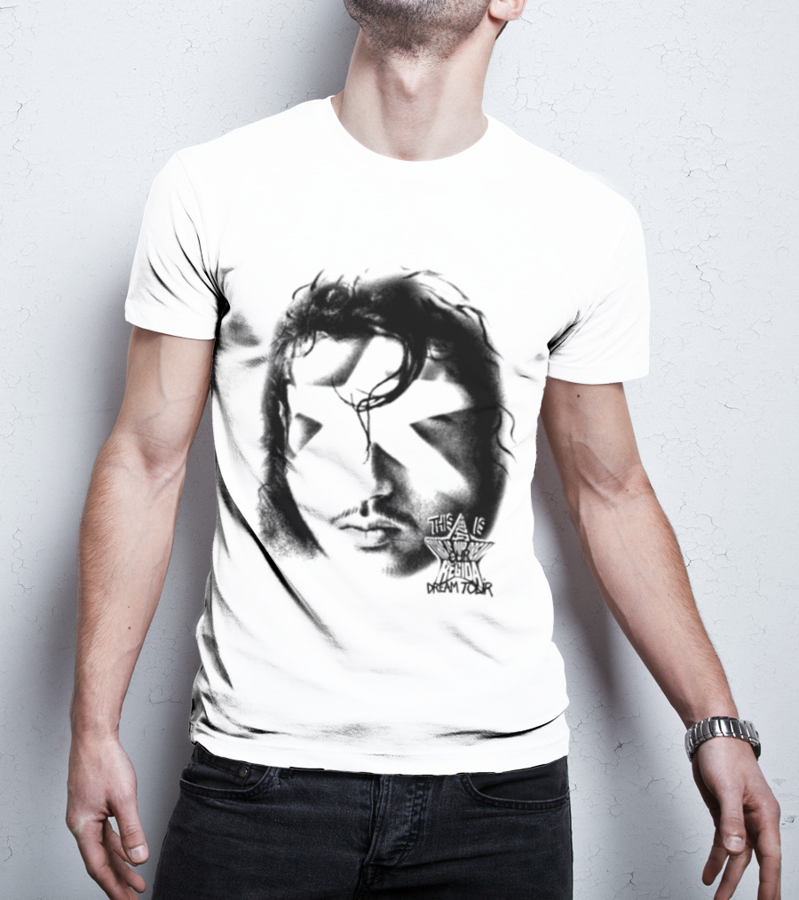 Fuerza Regida Star Face Black T-Shirt
