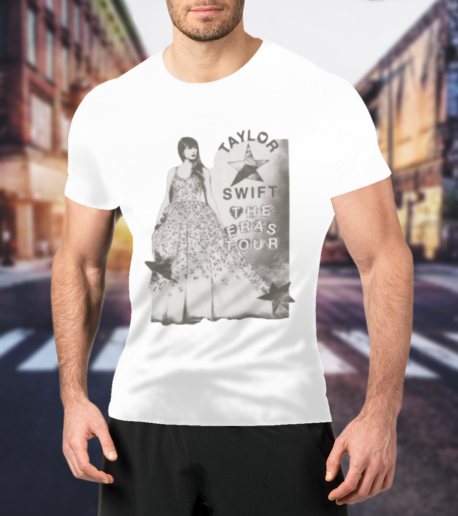 Taylor Swift The Eras Tour Oversized Photo Taylor Swift Store T-Shirt