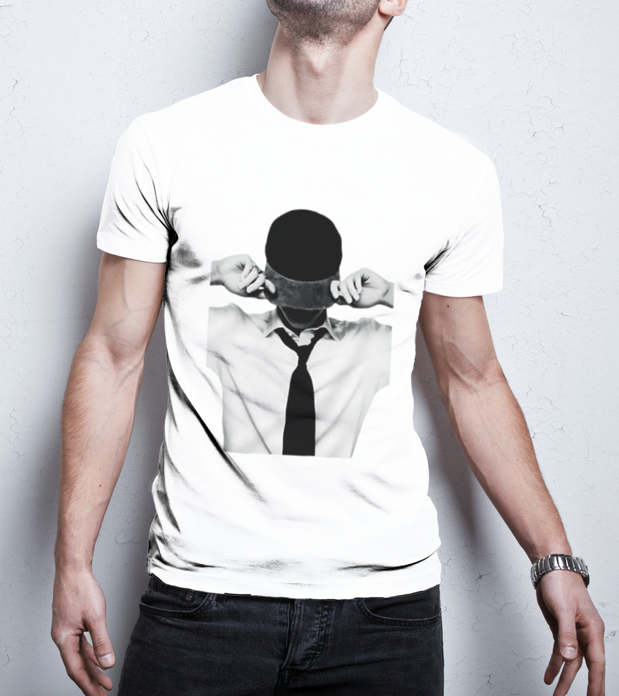 Jungkook BTS Black And White Cap And Tie T-Shirt