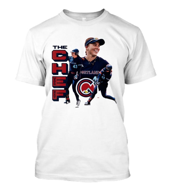Megan Grant The Chef Portland Cascade Baseball Number 43 T-Shirt