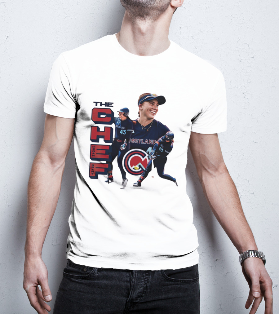 Megan Grant The Chef Portland Cascade Baseball Number 43 T-Shirt