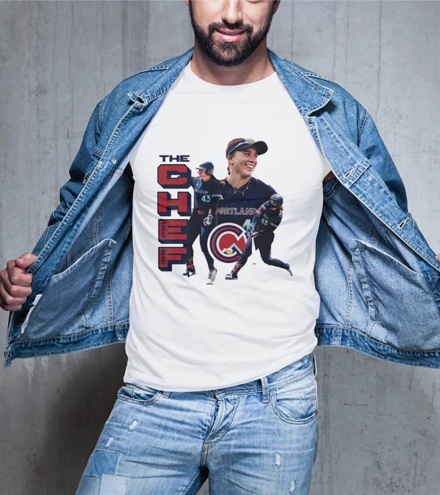 Megan Grant The Chef Portland Cascade Baseball Number 43 T-Shirt