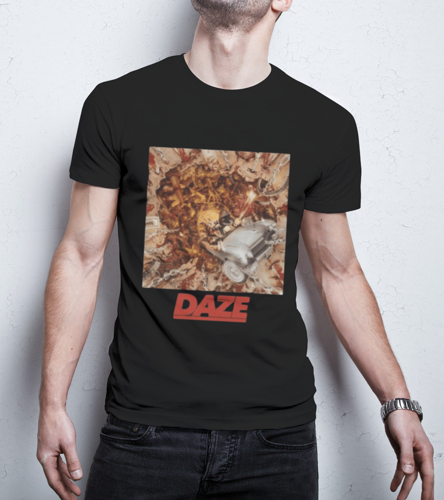 Daze Store Pain Of Truth Shaka Chains And Skeleton Car Rider T-Shirt