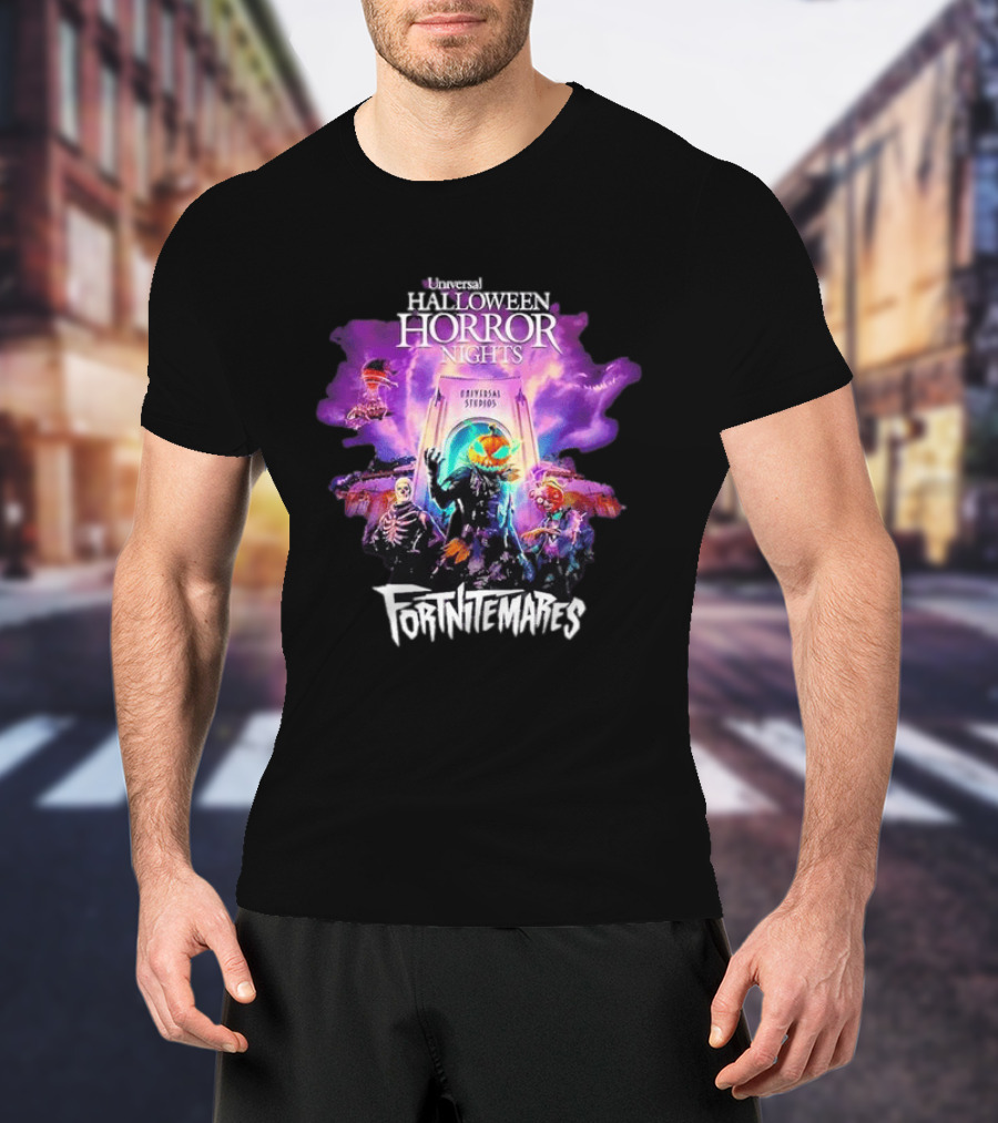Universal Halloween Horror Nights 2026 Universal Studios Fortnitemares T-Shirt