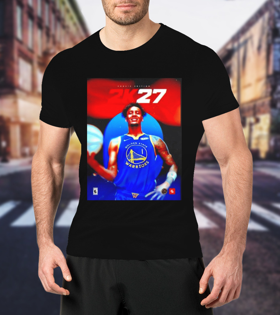 Golden State Warriors NBA 2K27 Rookie Edition Number One Player T-Shirt