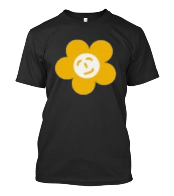 Paperboxmart Store Smiling Yellow Flower Face T-Shirt