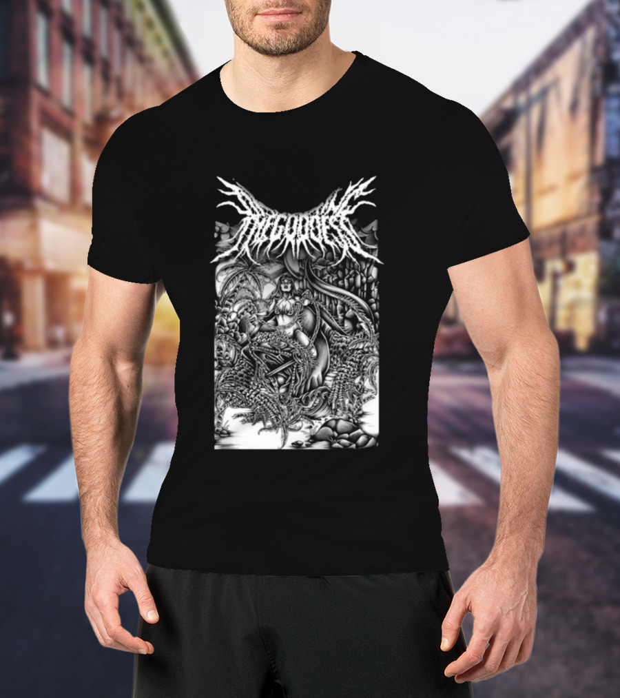 Impericon Store Disfiguring The Goddess Galapagos Metal Art Reptile Island T-Shirt