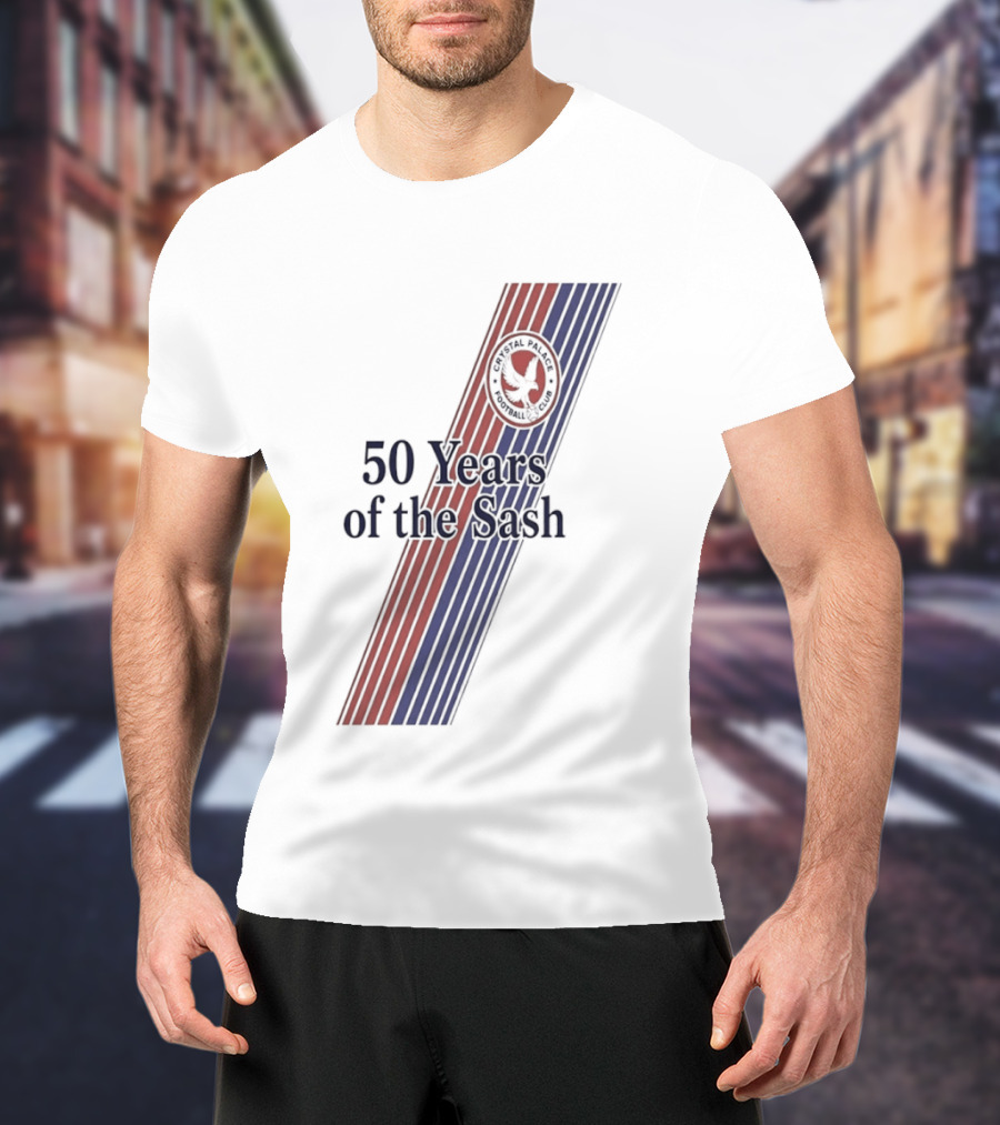 Crystal Palace 50 Years Of The Sash Anniversary Celebration T-Shirt
