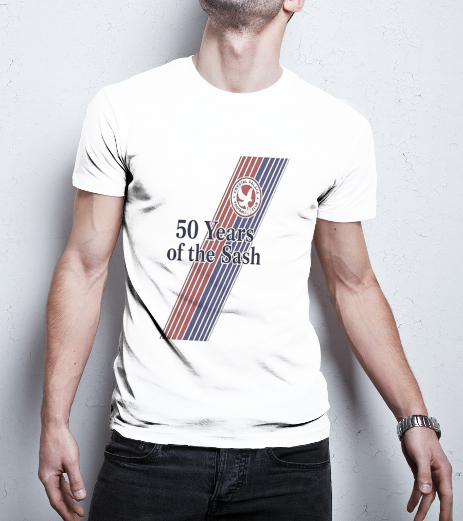 Crystal Palace 50 Years Of The Sash Anniversary Celebration T-Shirt